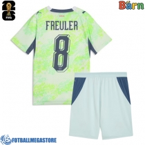 Fotballdrakt Barn Sveits Remo Freuler #8 Bortedraktsett VM 2026 Kortermet (+ Korte bukser)